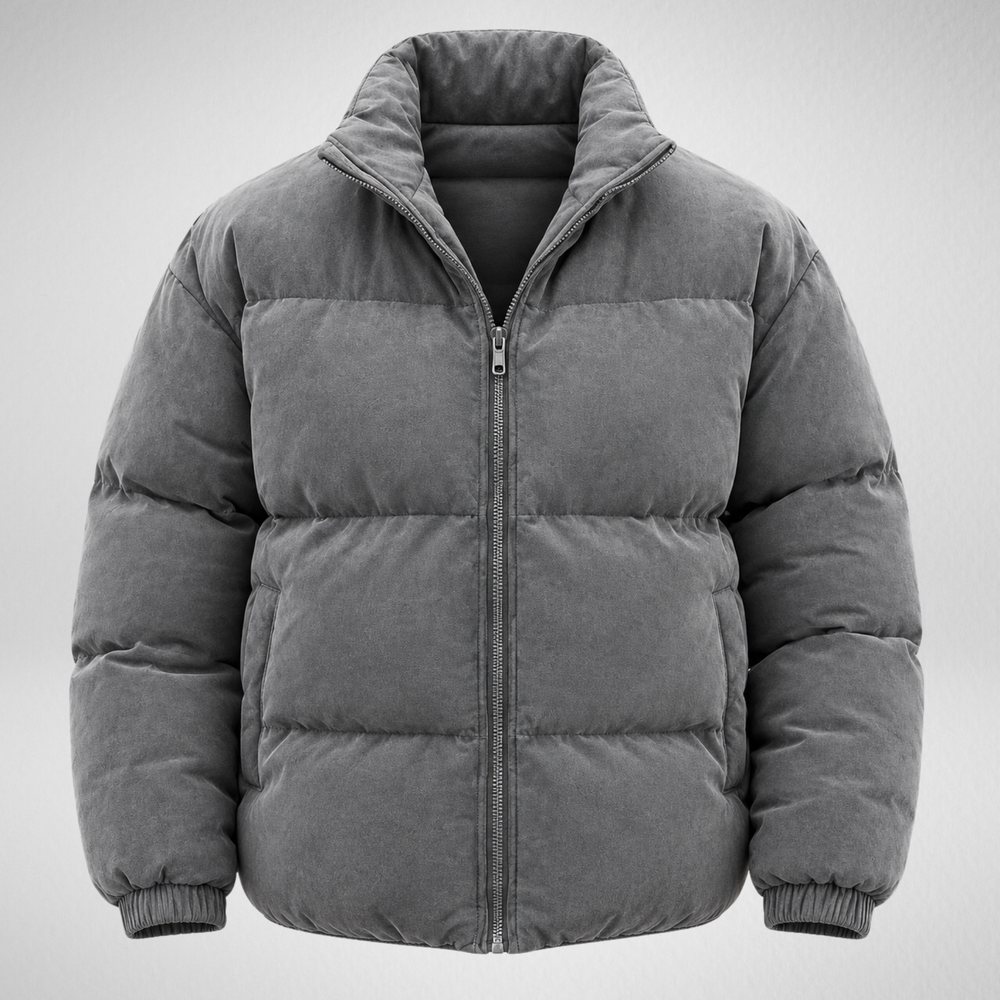 Men's Puffer Jacket – Quilted Winter Coat