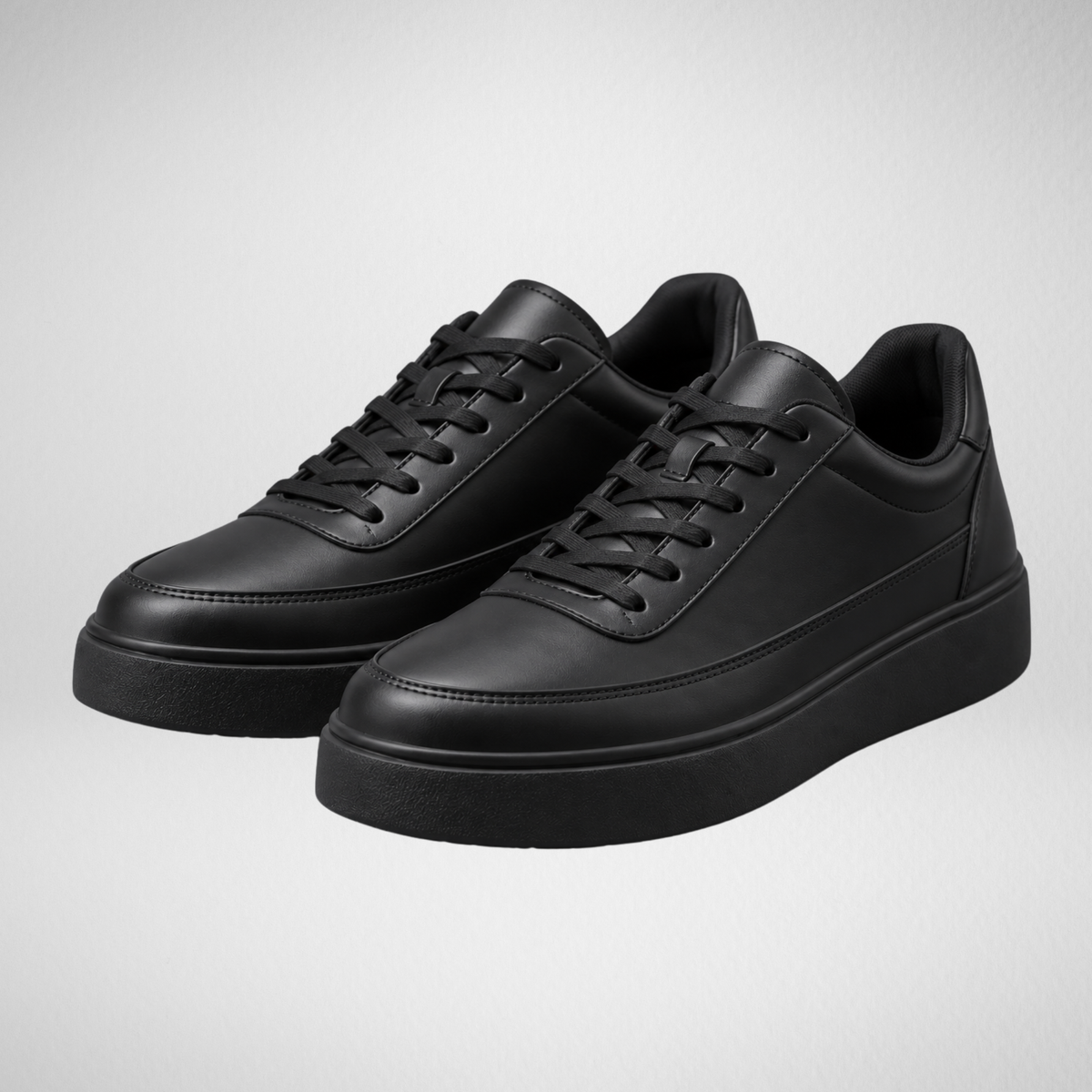 Men's White Platform Sneakers | Casual Trainers
