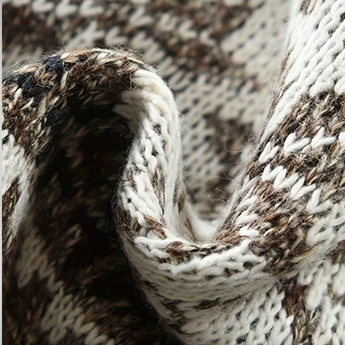 Men's Fair Isle Zip-Up Cardigan | Patterned Knit Sweater