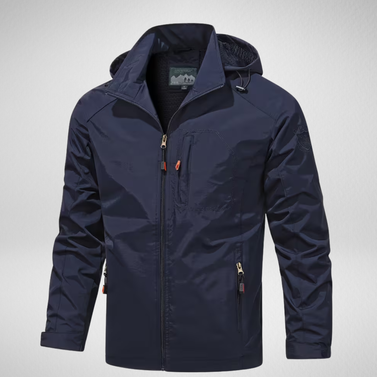 Men's Hooded Windbreaker Jacket | Lightweight Outdoor Coat