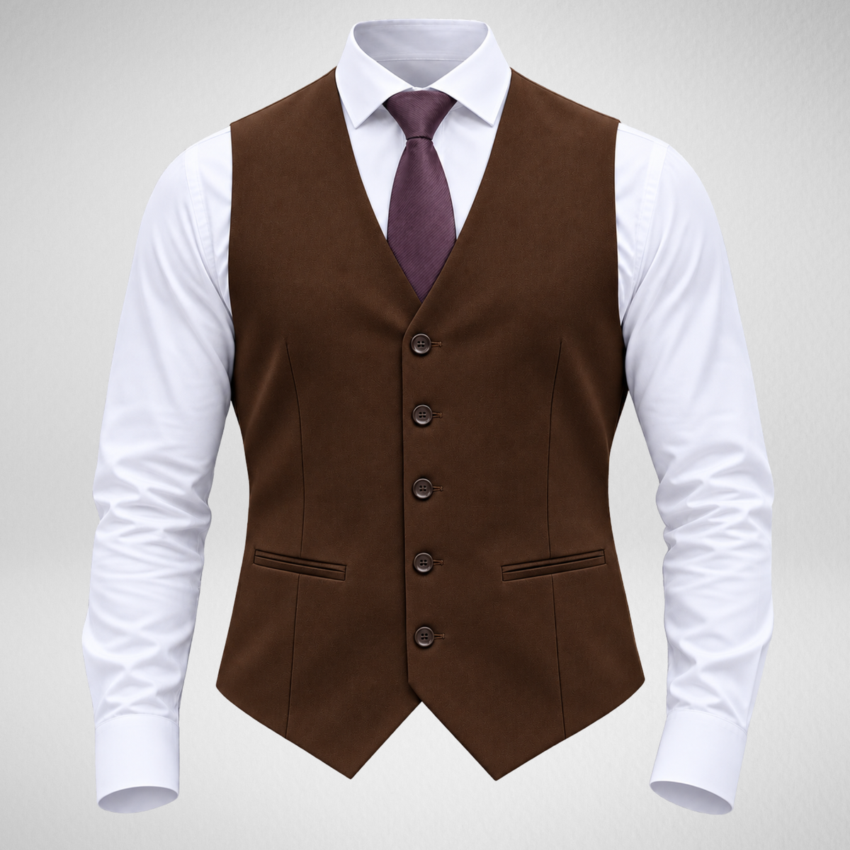 Men's Formal Vest | Classic Slim Fit Suit Waistcoat