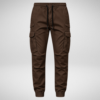 Men's Cargo Jogger Pants | Tapered Fit Casual Trousers