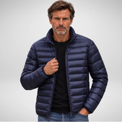 Men's navy Puffer Jacket | Lightweight