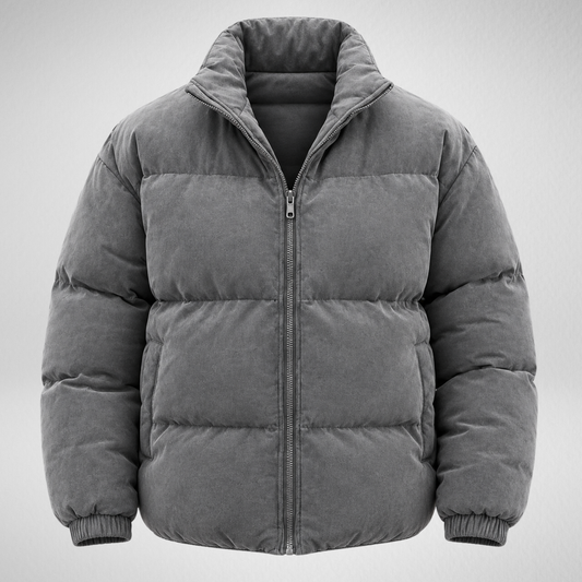 Men's Puffer Jacket – Quilted Winter Coat