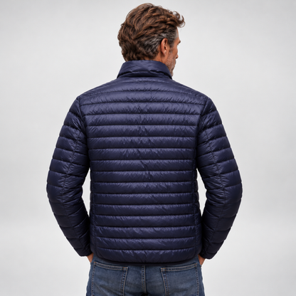 Men's navy Puffer Jacket | Lightweight