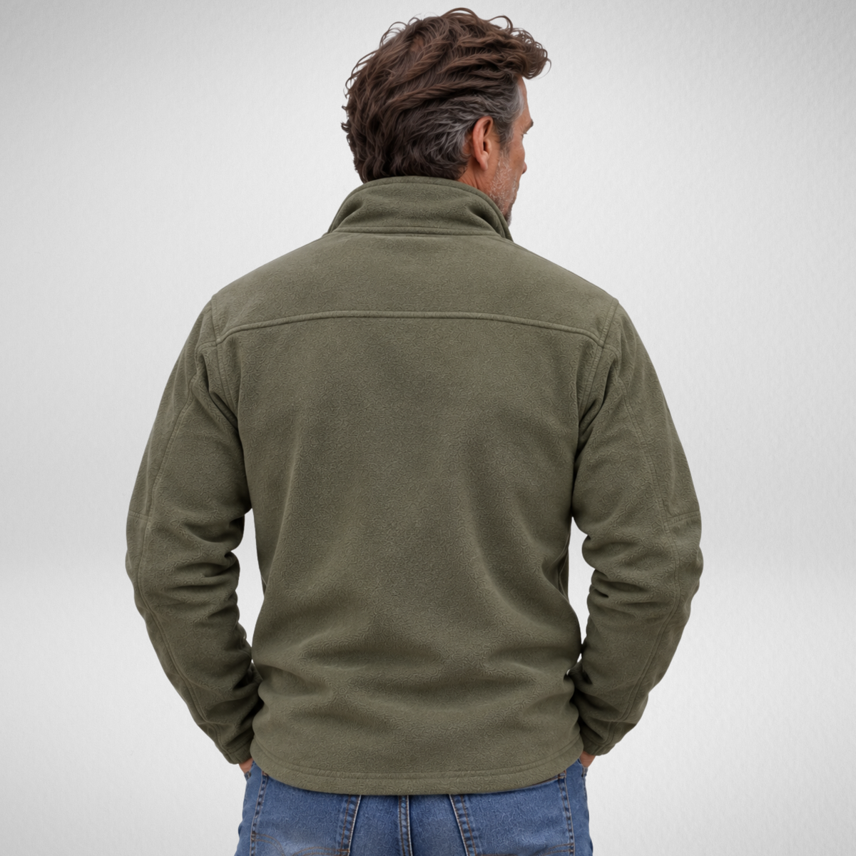 Men's Quarter Zip Fleece Pullover | Soft Casual Sweater