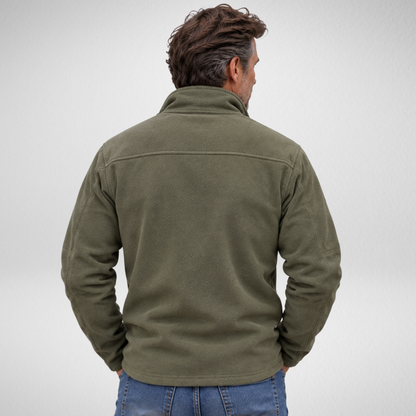 Men's Quarter Zip Fleece Pullover | Soft Casual Sweater