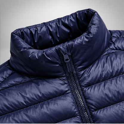 Men's navy Puffer Jacket | Lightweight