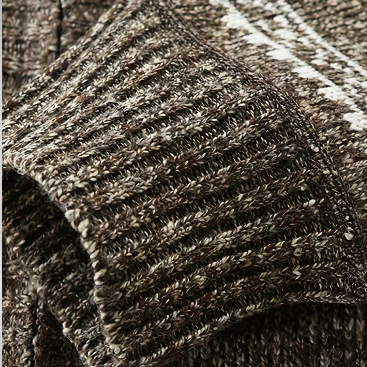 Men's Fair Isle Zip-Up Cardigan | Patterned Knit Sweater