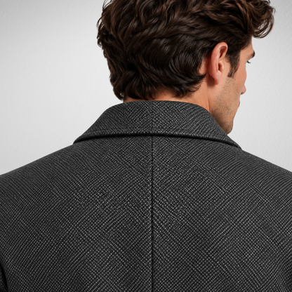 Men's Wool Overcoat | Classic Tailored Long Coat