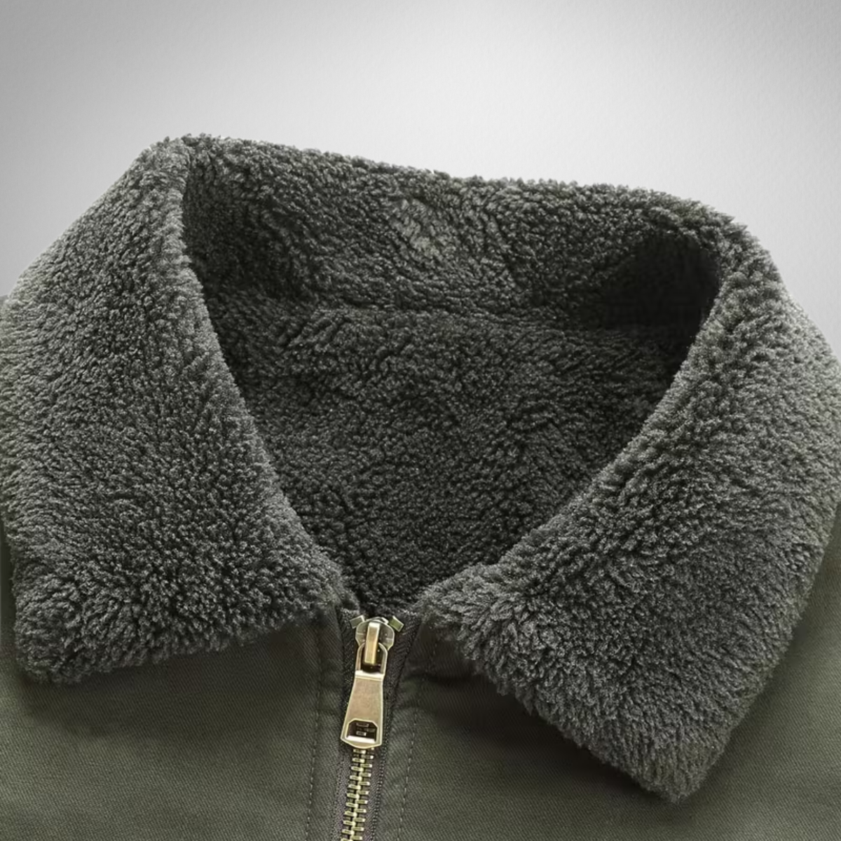 Men's Sherpa Collar Jacket – Fleece Lined Bomber Jacket