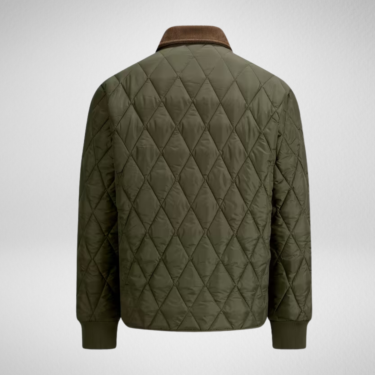 Men's Quilted Jacket – Corduroy Collar Field Jacket