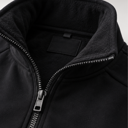Men's Full-Zip Sweatshirt | Stand Collar Casual Jacket