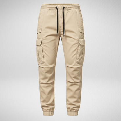 Men's Cargo Jogger Pants | Tapered Fit Casual Trousers