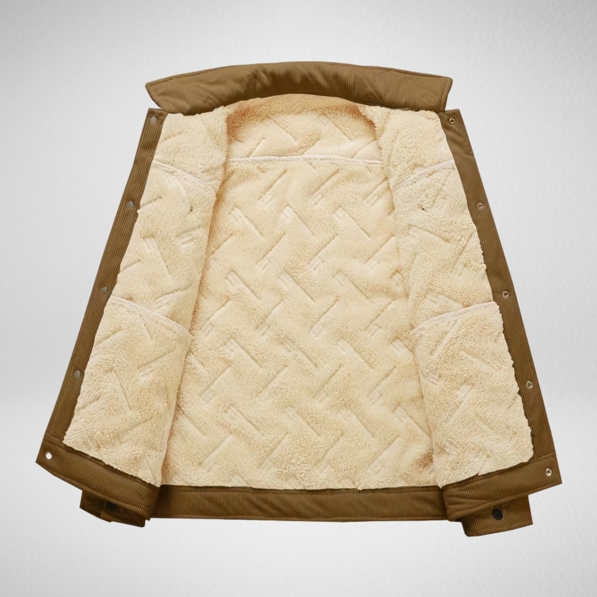 Men's Corduroy Jacket | Sherpa Lined Winter Trucker Jacket