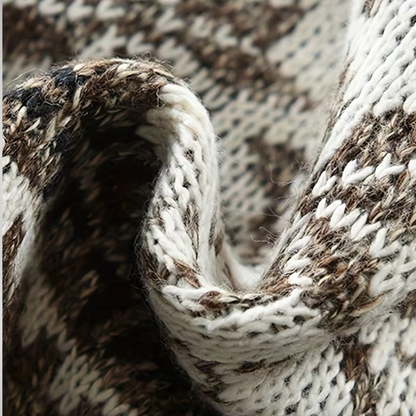 Men's Fair Isle Zip-Up Cardigan | Patterned Knit Sweater