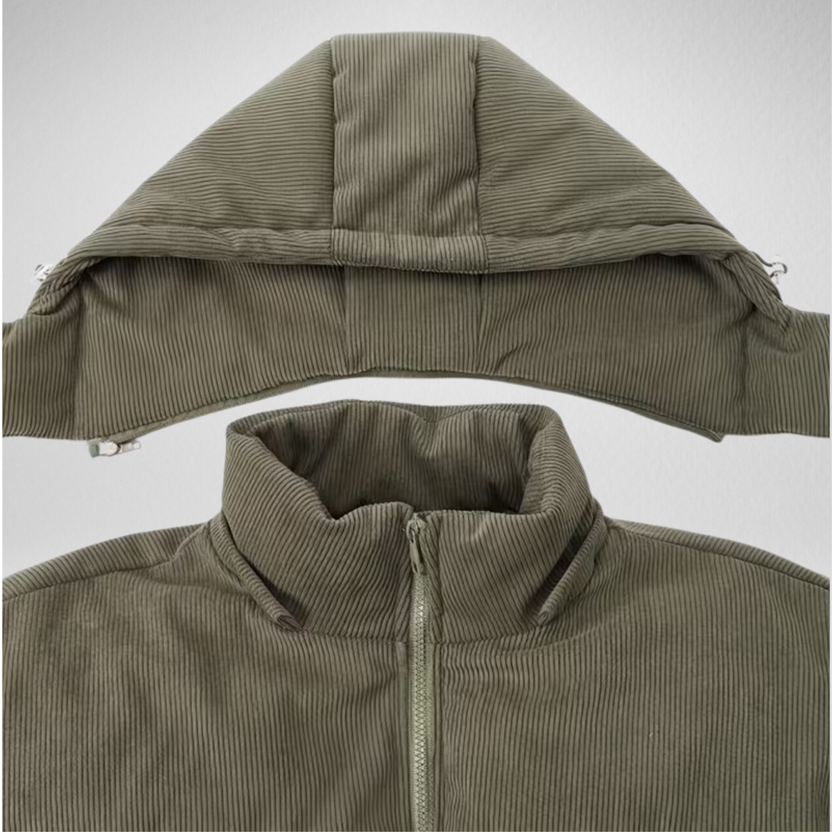 Men's Hooded Puffer Jacket – Quilted Winter Coat