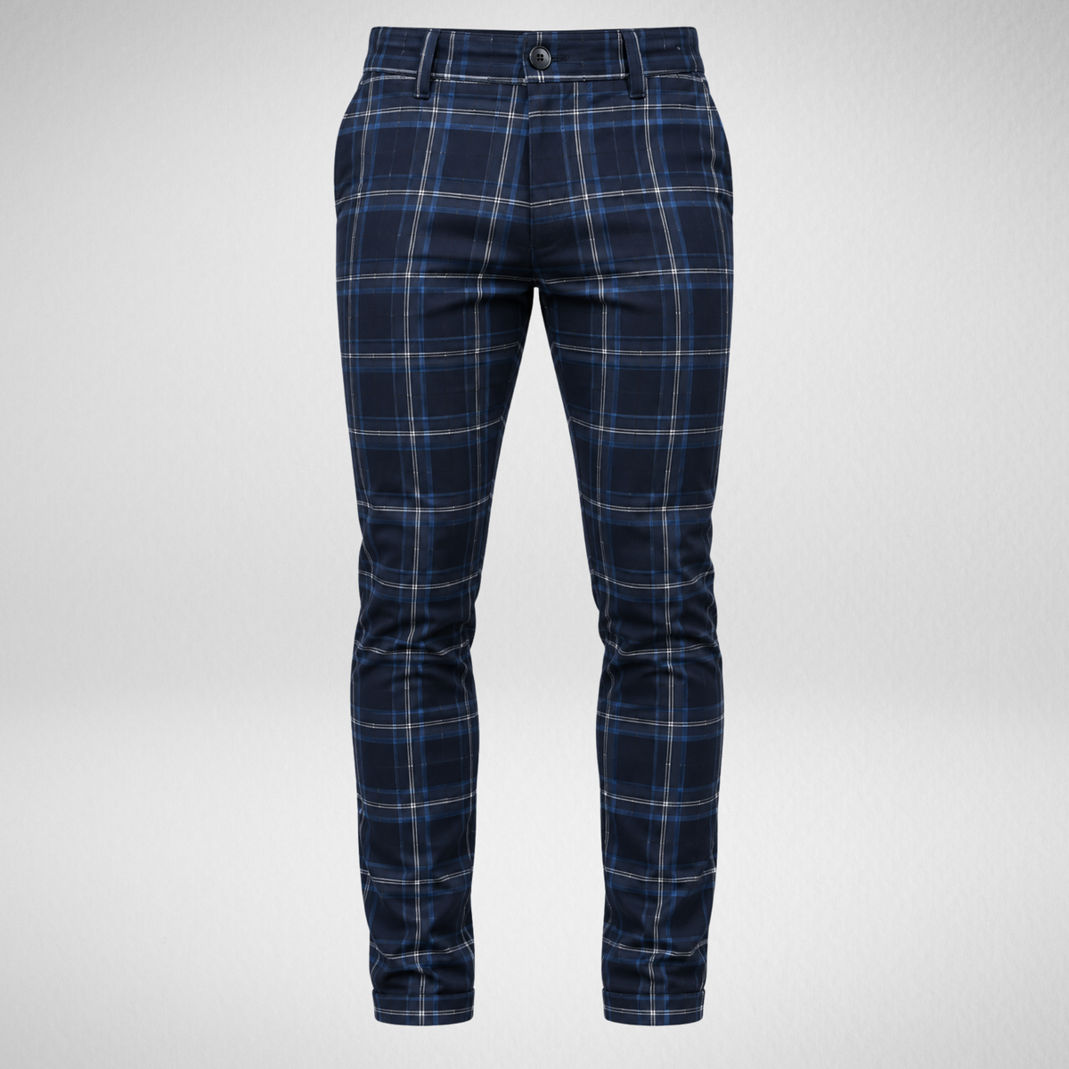 Men's Plaid Dress Pants | Slim Fit Checkered Trousers