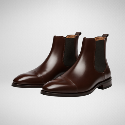 Men's Chelsea Boots | Classic Leather Slip-On Ankle Boots