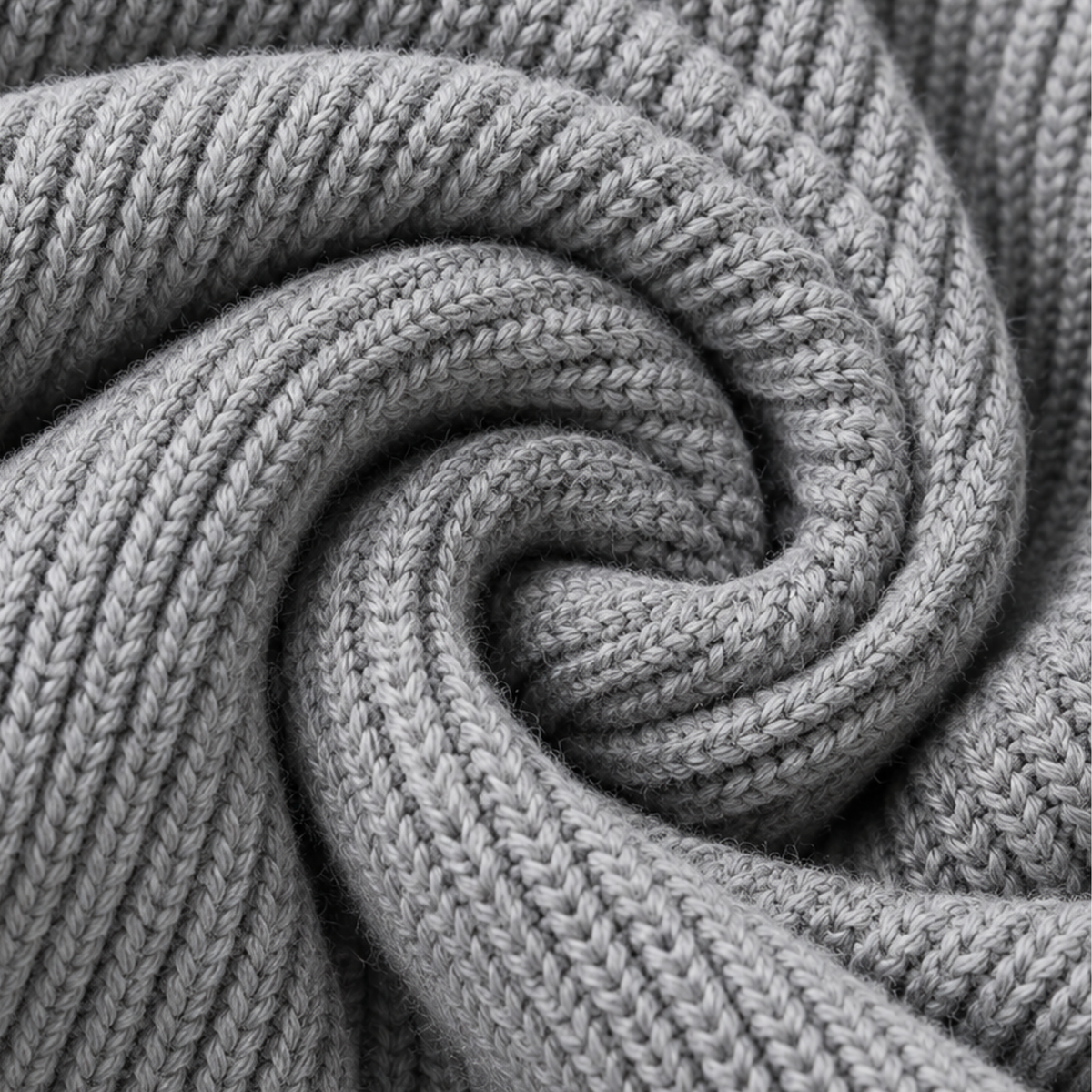 Men's Knit Zip-Up Cardigan | Ribbed Stand Collar Sweater