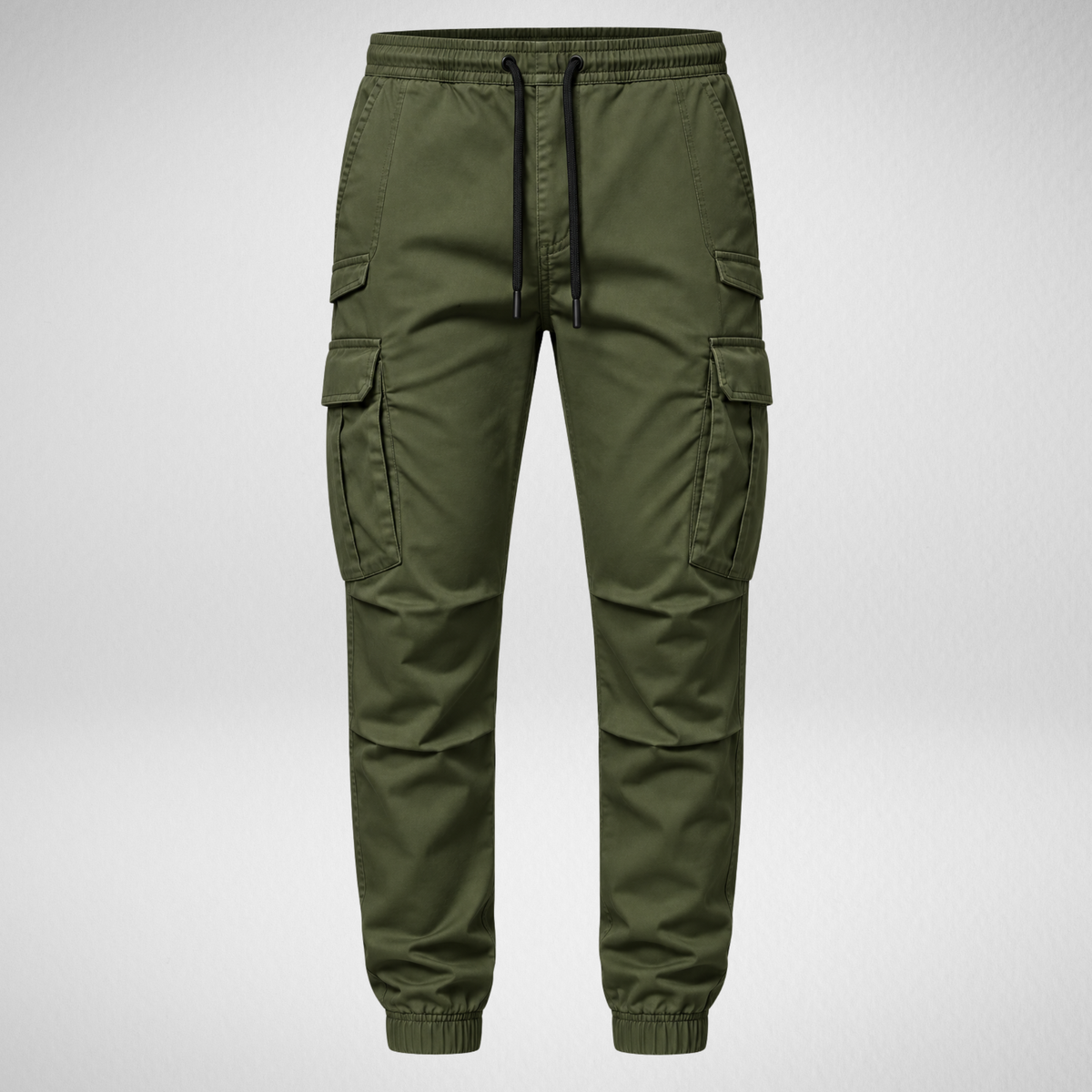Men's Cargo Jogger Pants | Tapered Fit Casual Trousers