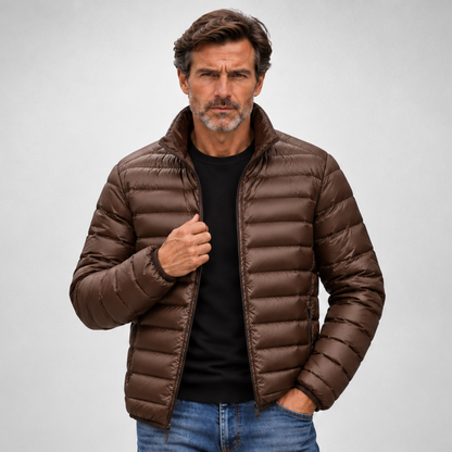 Men's navy Puffer Jacket | Lightweight