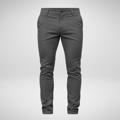 Men's Slim Fit Chino Pants | Classic Stretch Casual Trousers