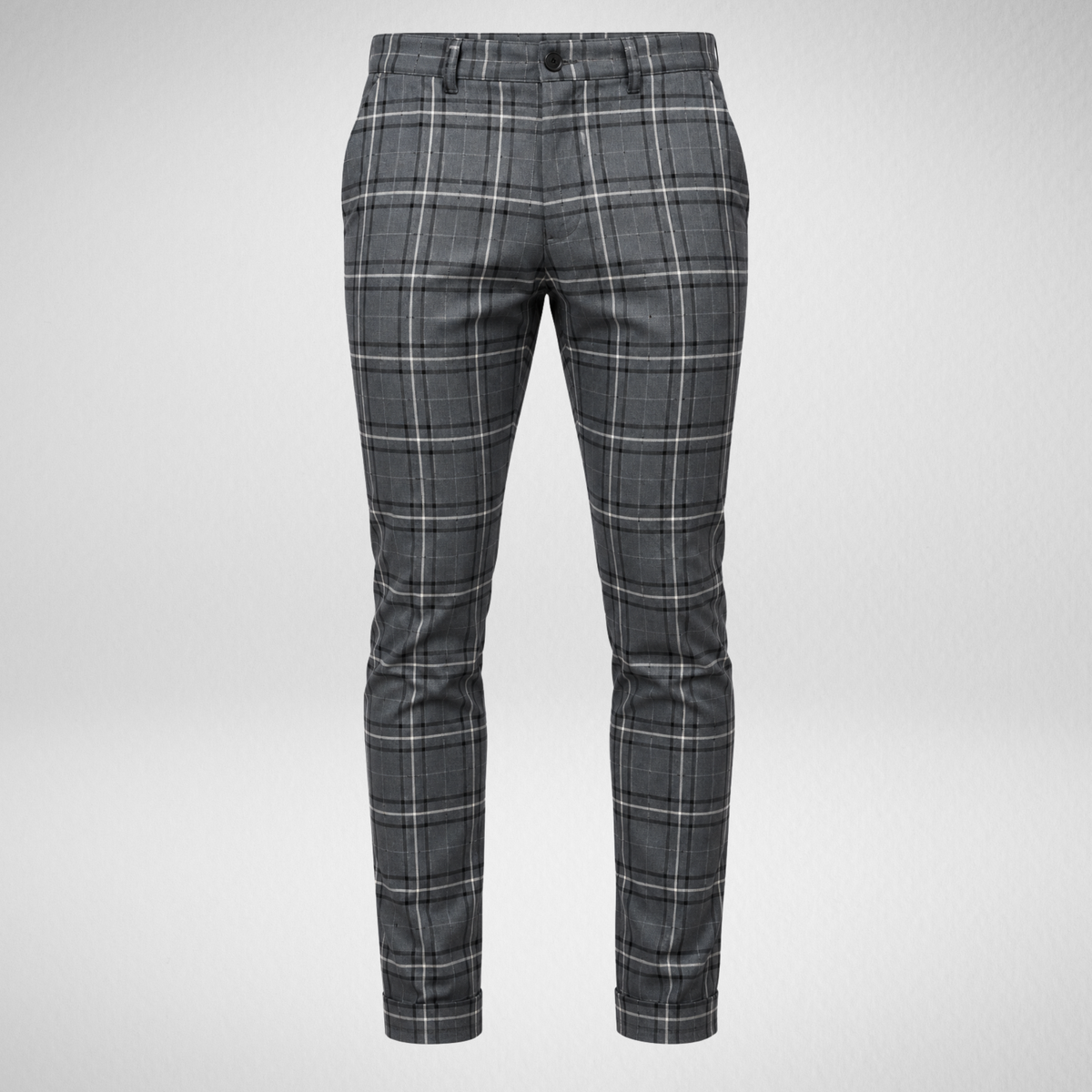 Men's Plaid Dress Pants | Slim Fit Checkered Trousers