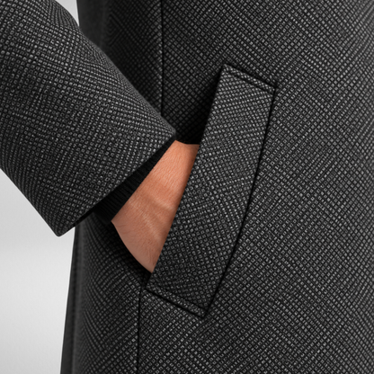 Men's Wool Overcoat | Classic Tailored Long Coat