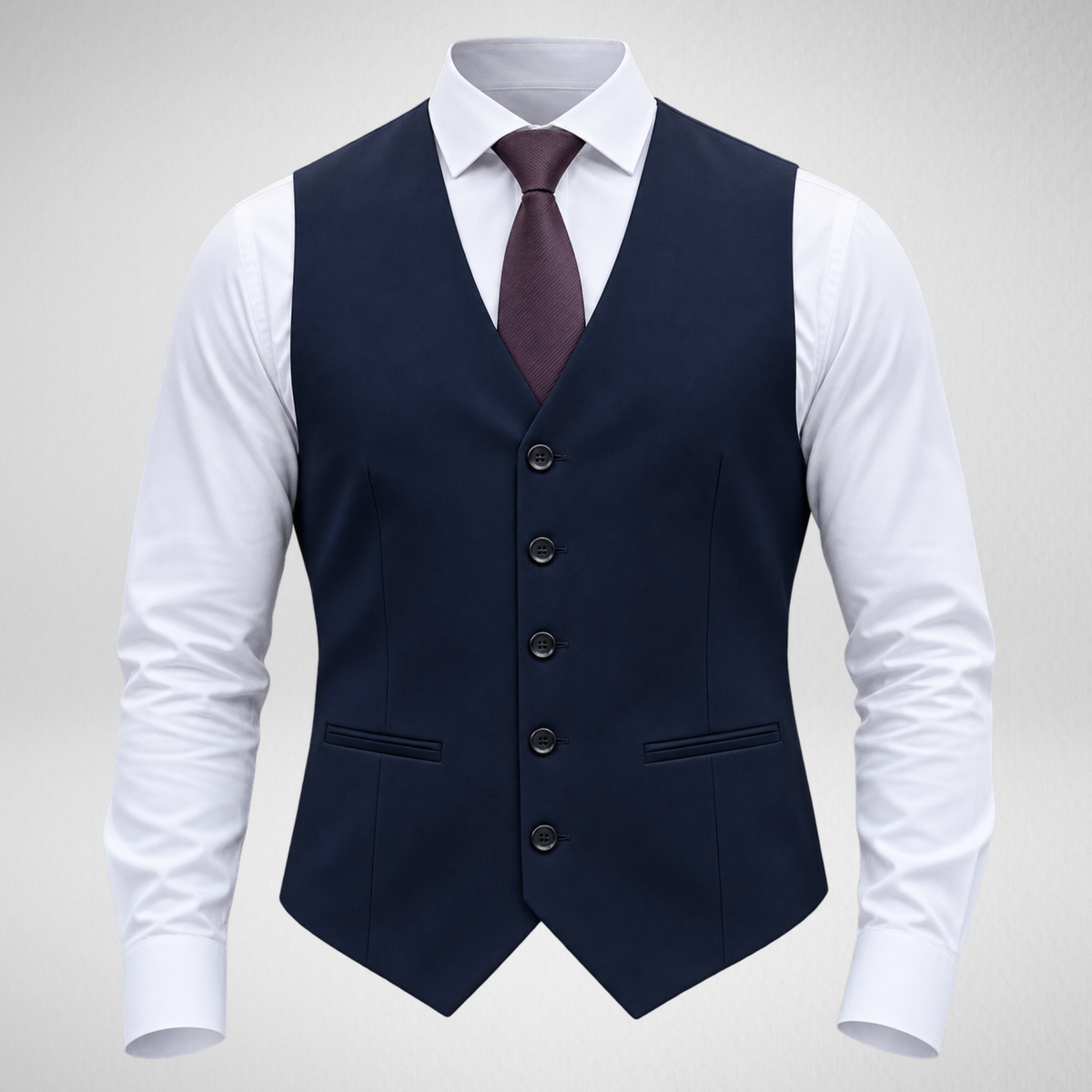 Men's Formal Vest | Classic Slim Fit Suit Waistcoat