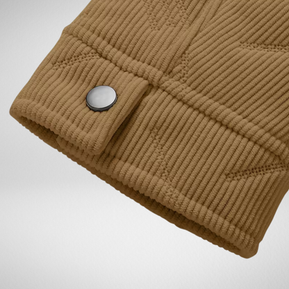 Men's Corduroy Jacket | Sherpa Lined Winter Trucker Jacket