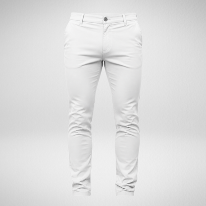 Men's Slim Fit Chino Pants | Classic Stretch Casual Trousers
