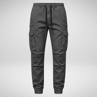 Men's Cargo Jogger Pants | Tapered Fit Casual Trousers