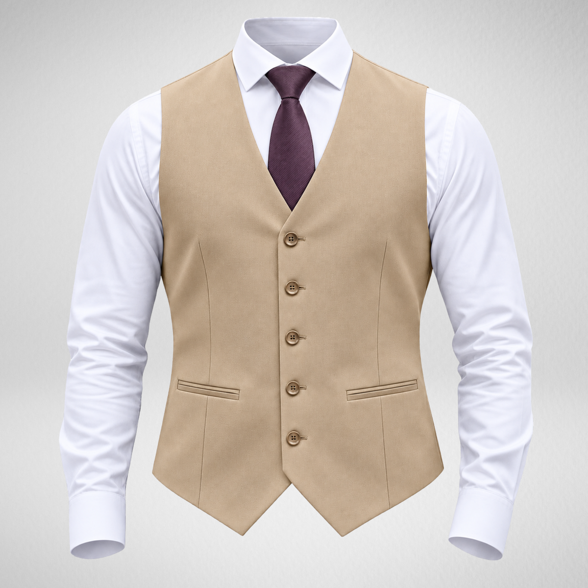 Men's Formal Vest | Classic Slim Fit Suit Waistcoat