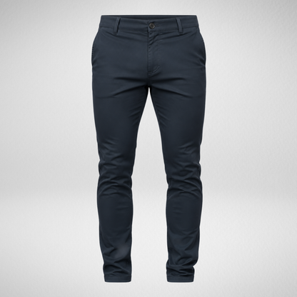 Men's Slim Fit Chino Pants | Classic Stretch Casual Trousers
