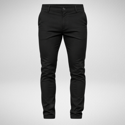 Men's Slim Fit Chino Pants | Classic Stretch Casual Trousers