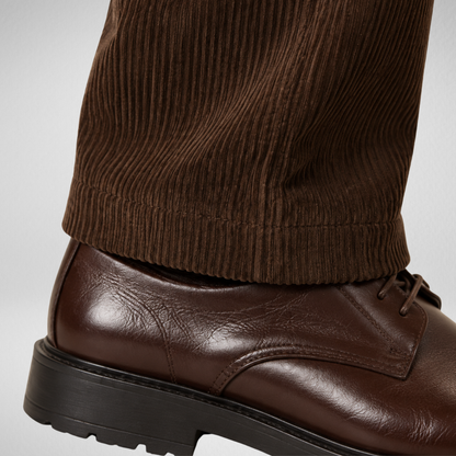 Men's Corduroy Pants | Classic Straight Leg Trousers