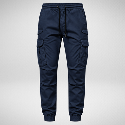 Men's Cargo Jogger Pants | Tapered Fit Casual Trousers