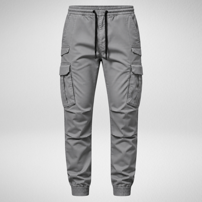 Men's Cargo Jogger Pants | Tapered Fit Casual Trousers