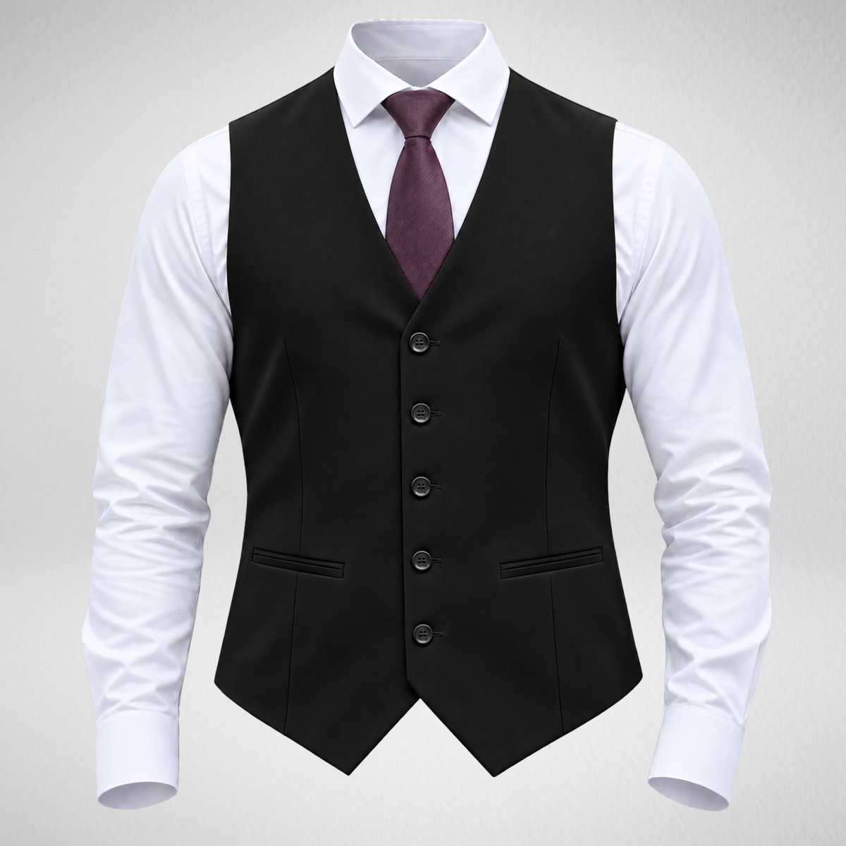 Men's Formal Vest | Classic Slim Fit Suit Waistcoat