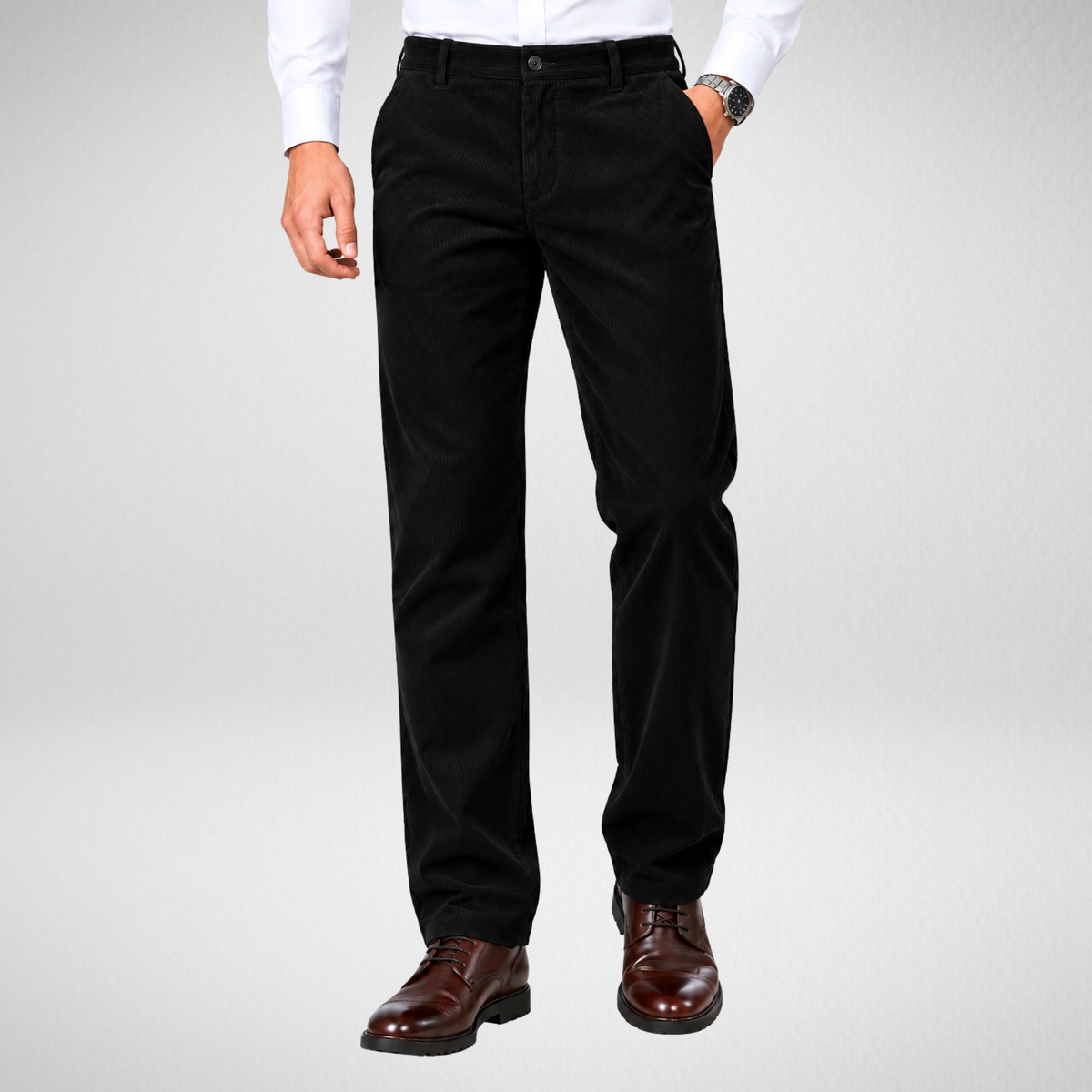 Men's Corduroy Pants | Classic Straight Leg Trousers